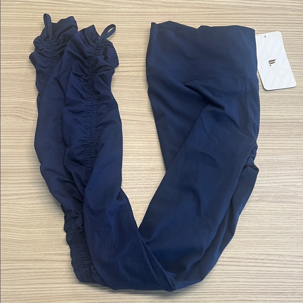 NWT Fabletics Cashel Foldover Powerform High Waisted Leggings - M